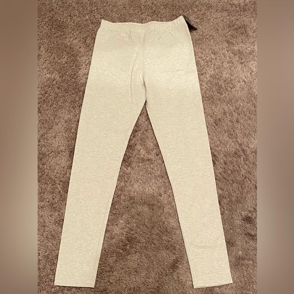 Eddie Bauer heather oatmeal colored leggings